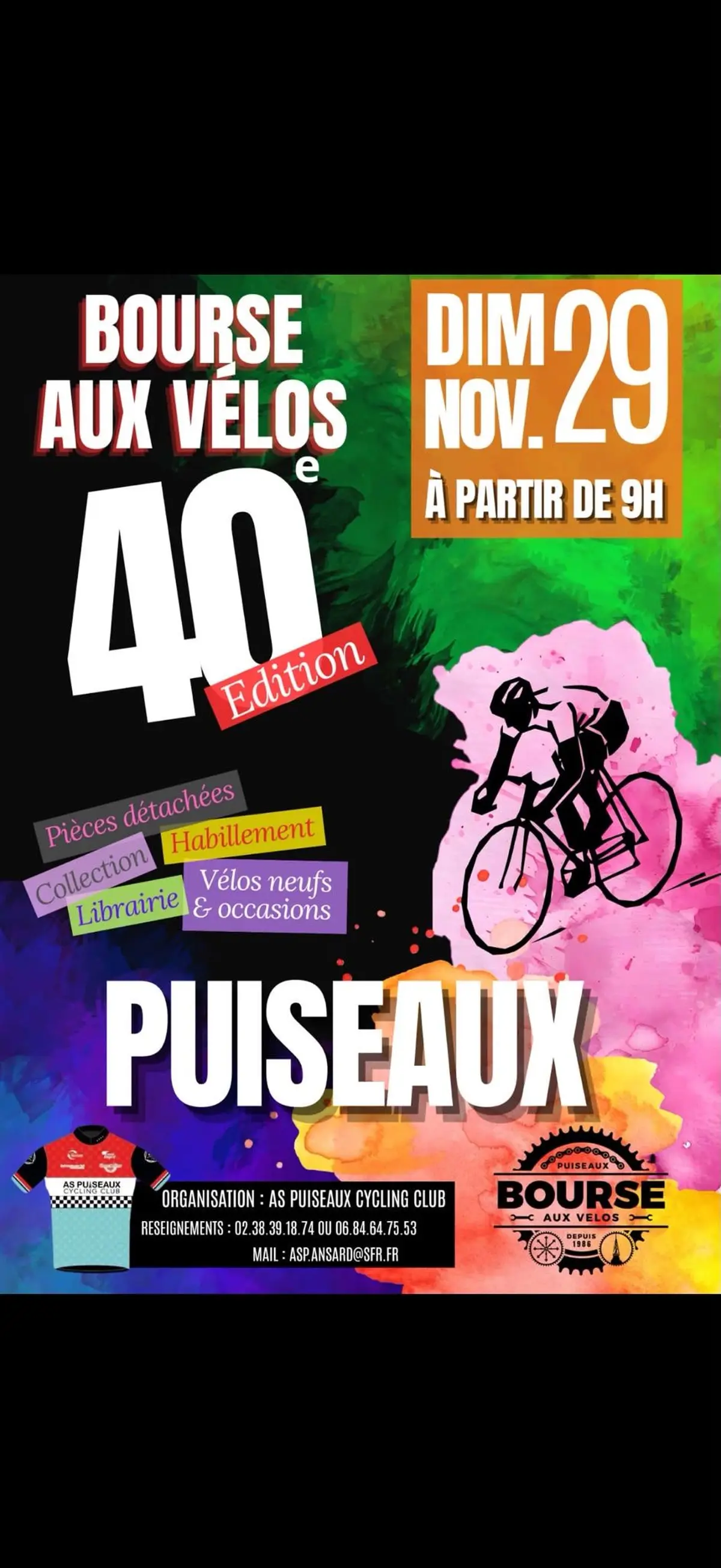 40ème Bourse aux vélos de Puiseaux 
