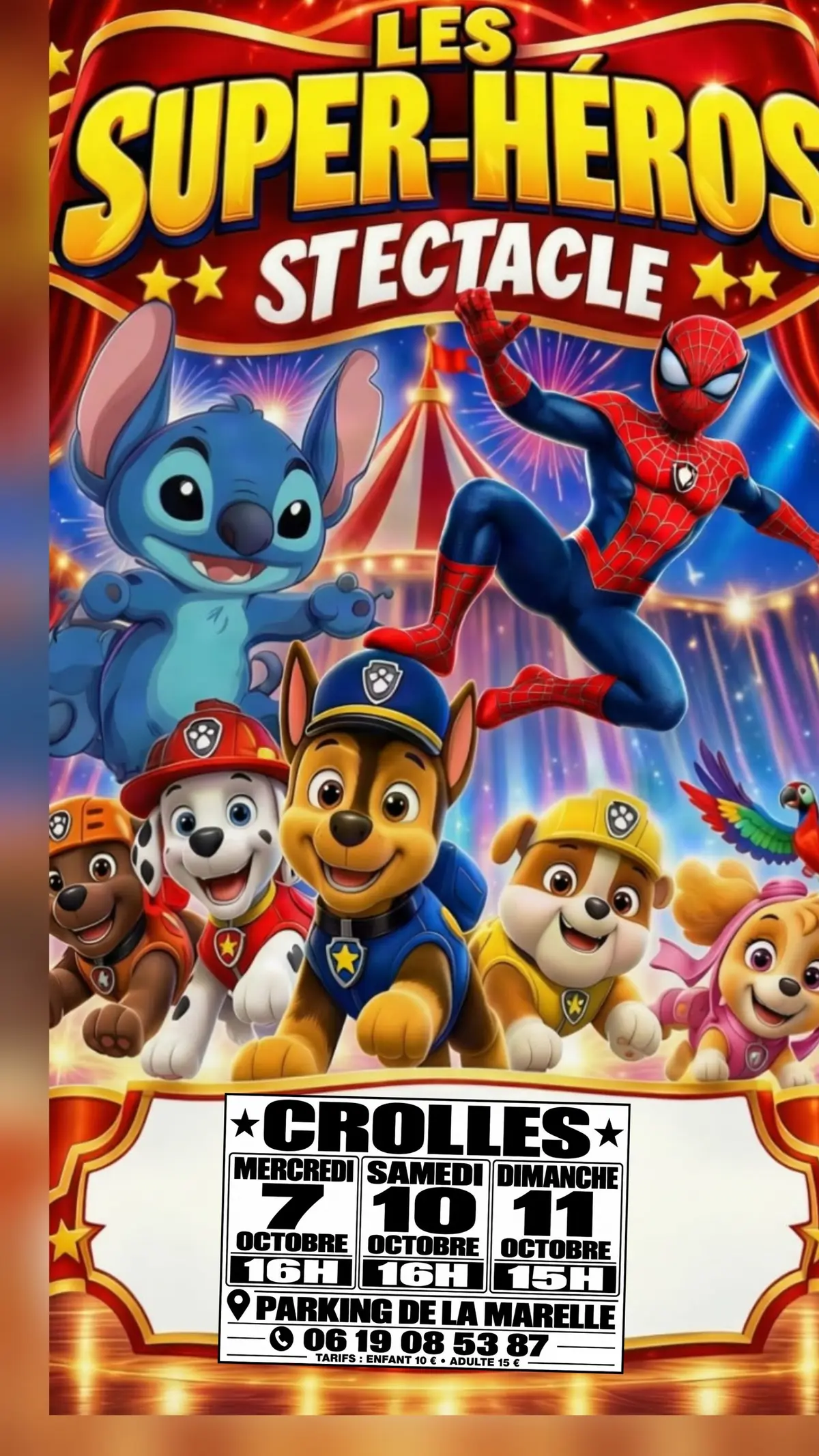 Cirque zavattony super-héros 