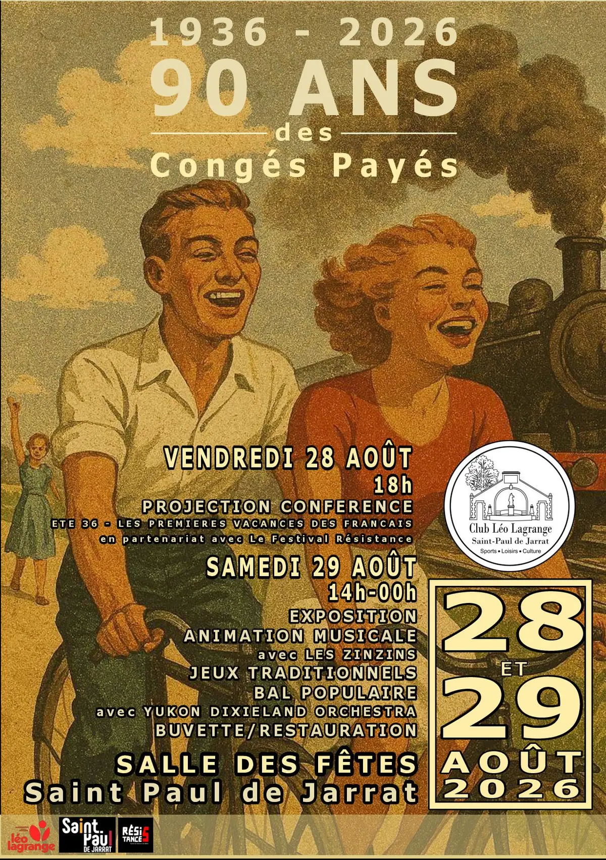 1936 – 2026 Les 90 ans des congés payés.