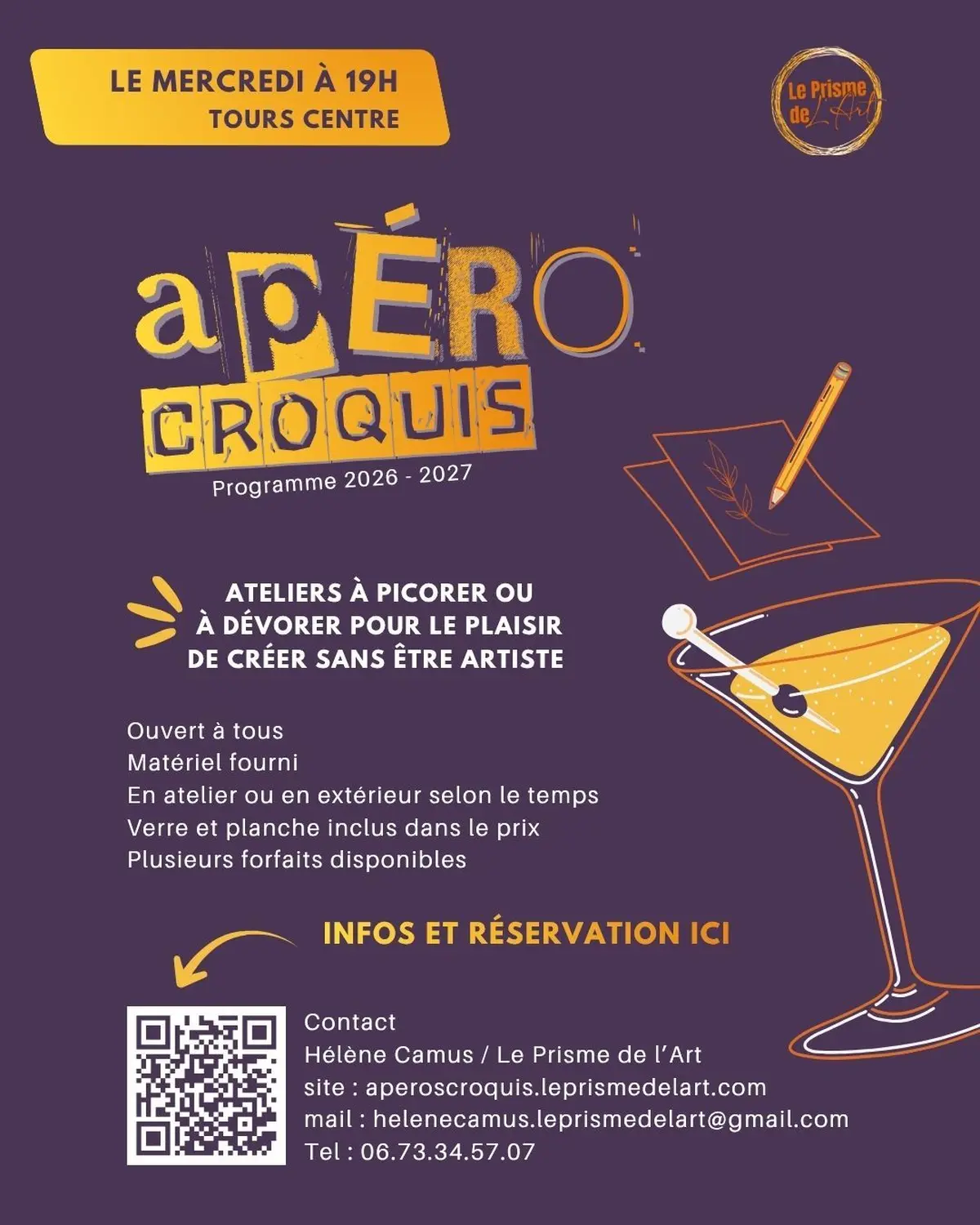 Les apéros-croquis tourangeaux
