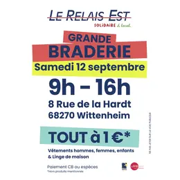 Braderie de rentrée du Relais Est