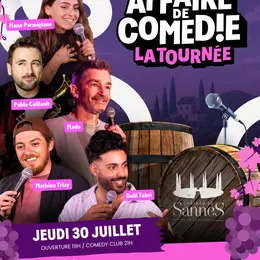 Affaire de Comédie - La tournée : Jeudi 30 juillet - Château de Sannes