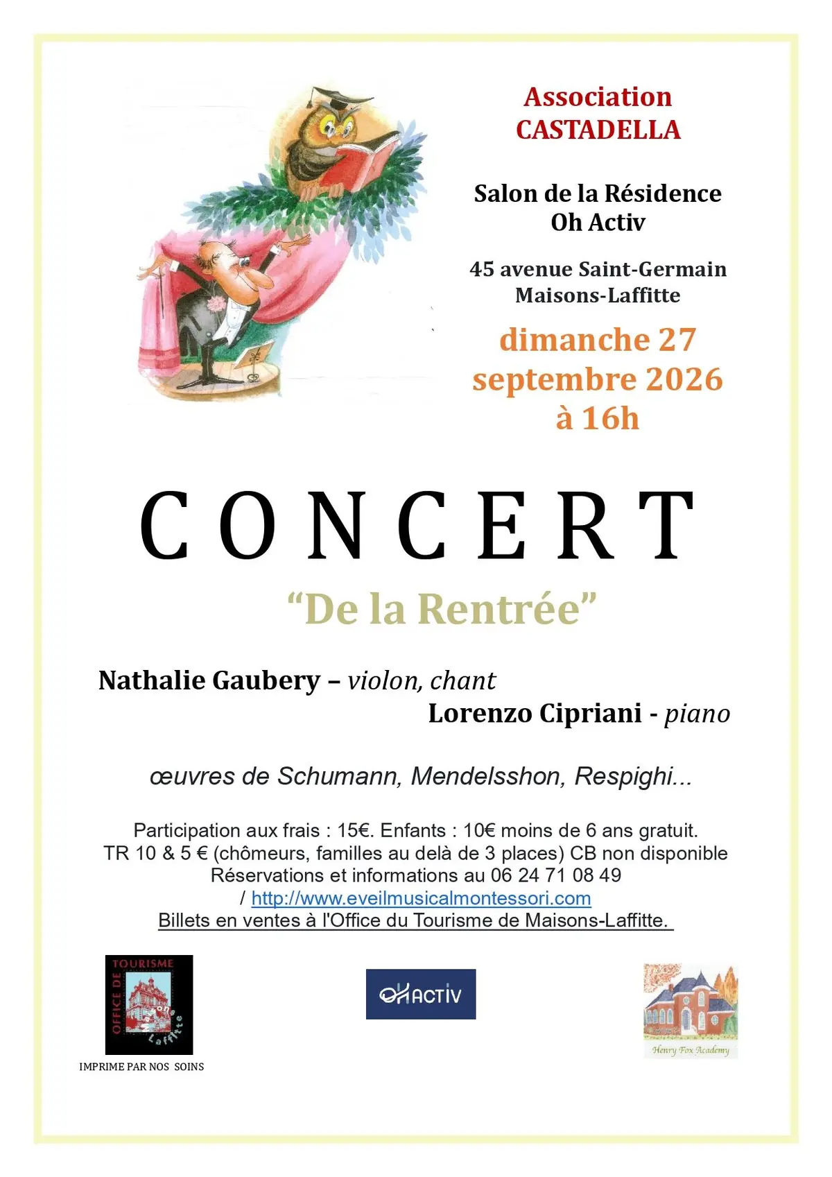 Concert de rentrée