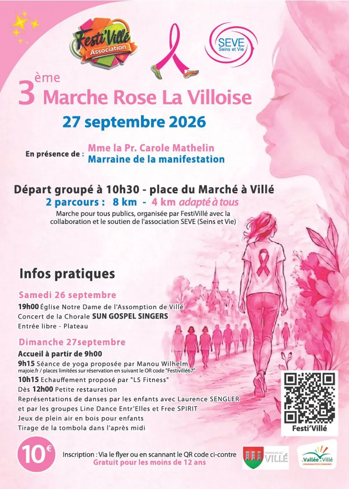 Marche rose LA VILLOISE
