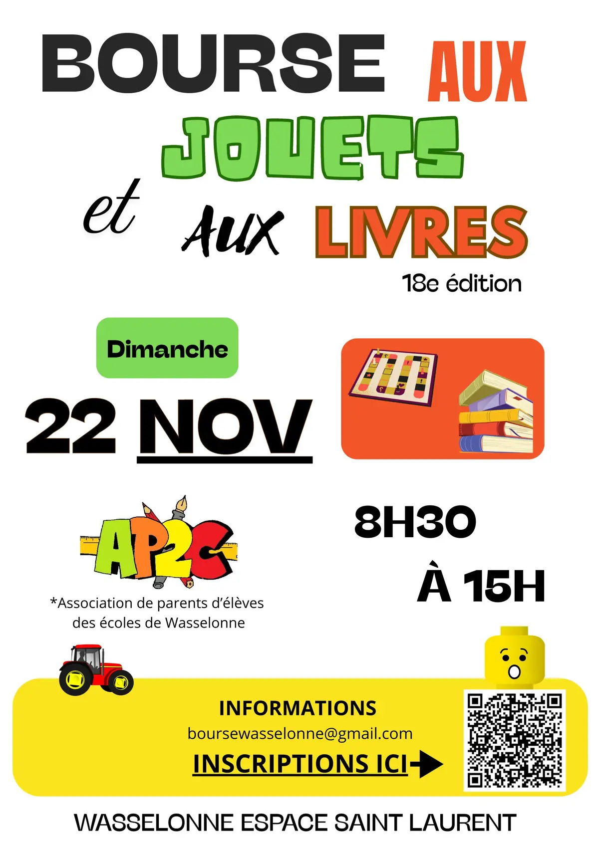 18ème bourse aux jouets et aux livres