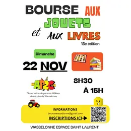 18ème bourse aux jouets et aux livres