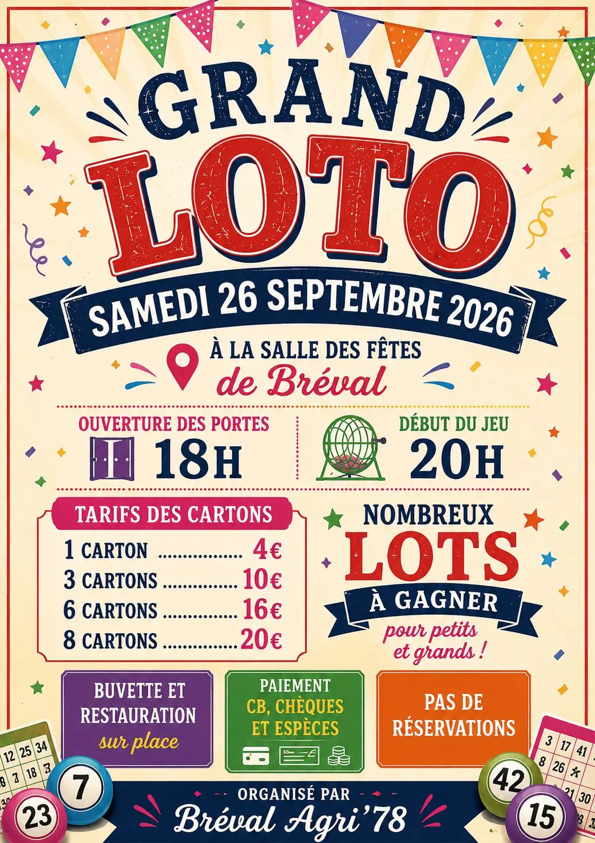 Grand Loto de Bréval Agri'78