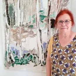 Exposition de tapisserie contemporaine par Agnès Barré-Masurier, artiste licière