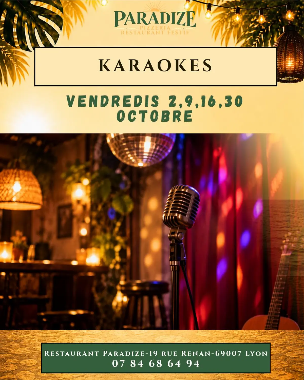KARAOKES en Octobre