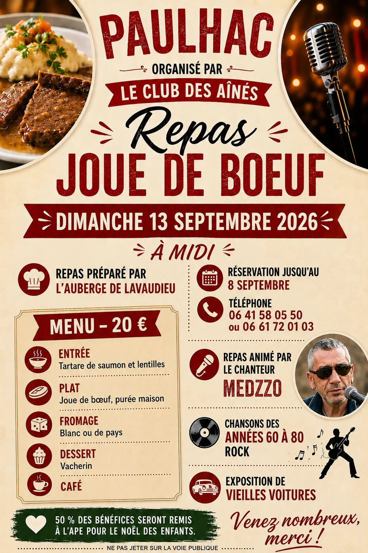 repas  commune paulhac