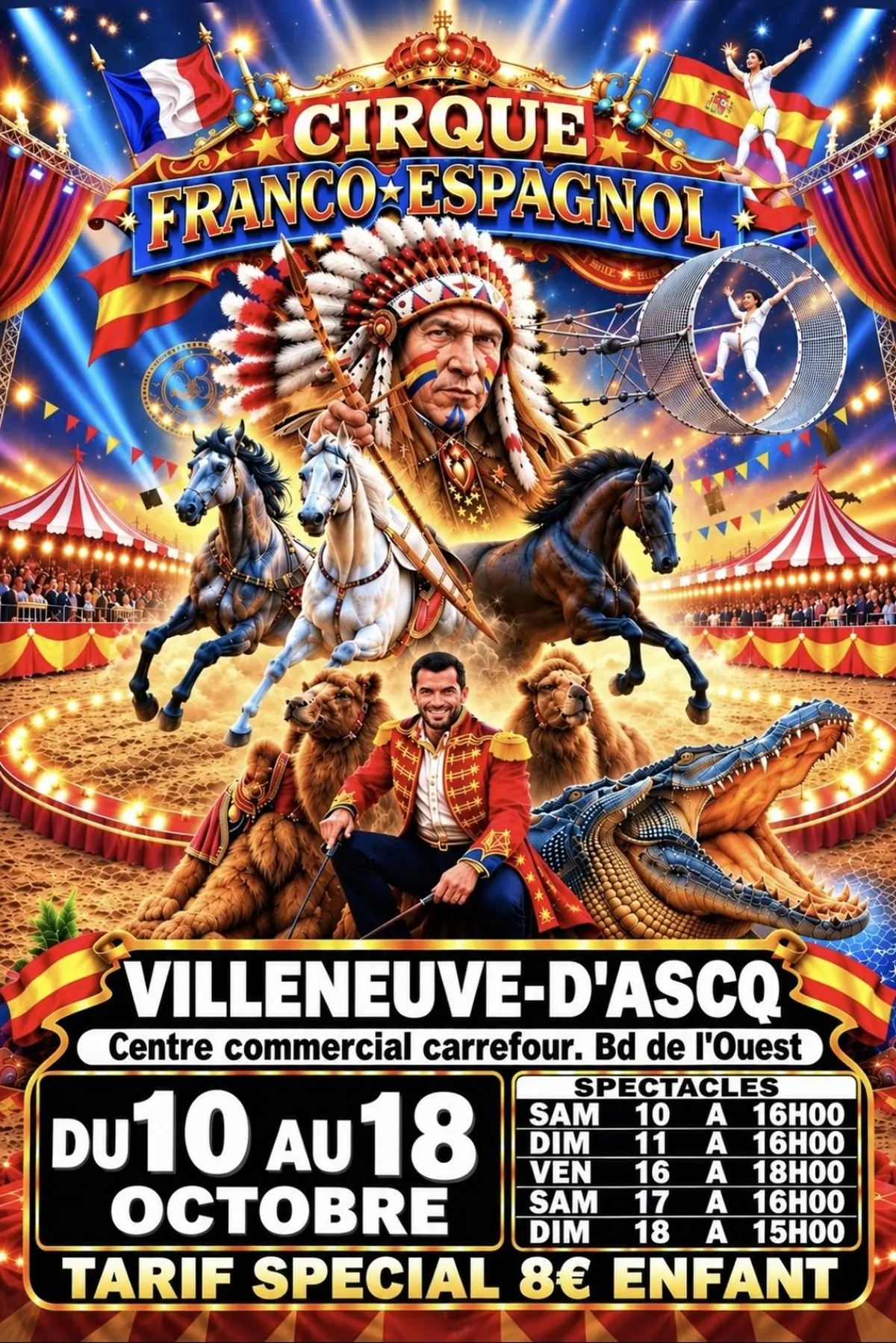 Cirque Franco Espagnol à Villeneuve-d'Ascq 