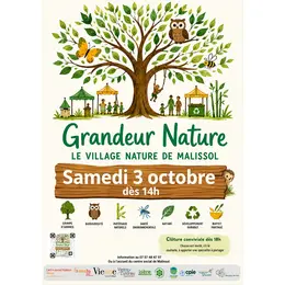 Grandeur nature. le village nature de Malissol