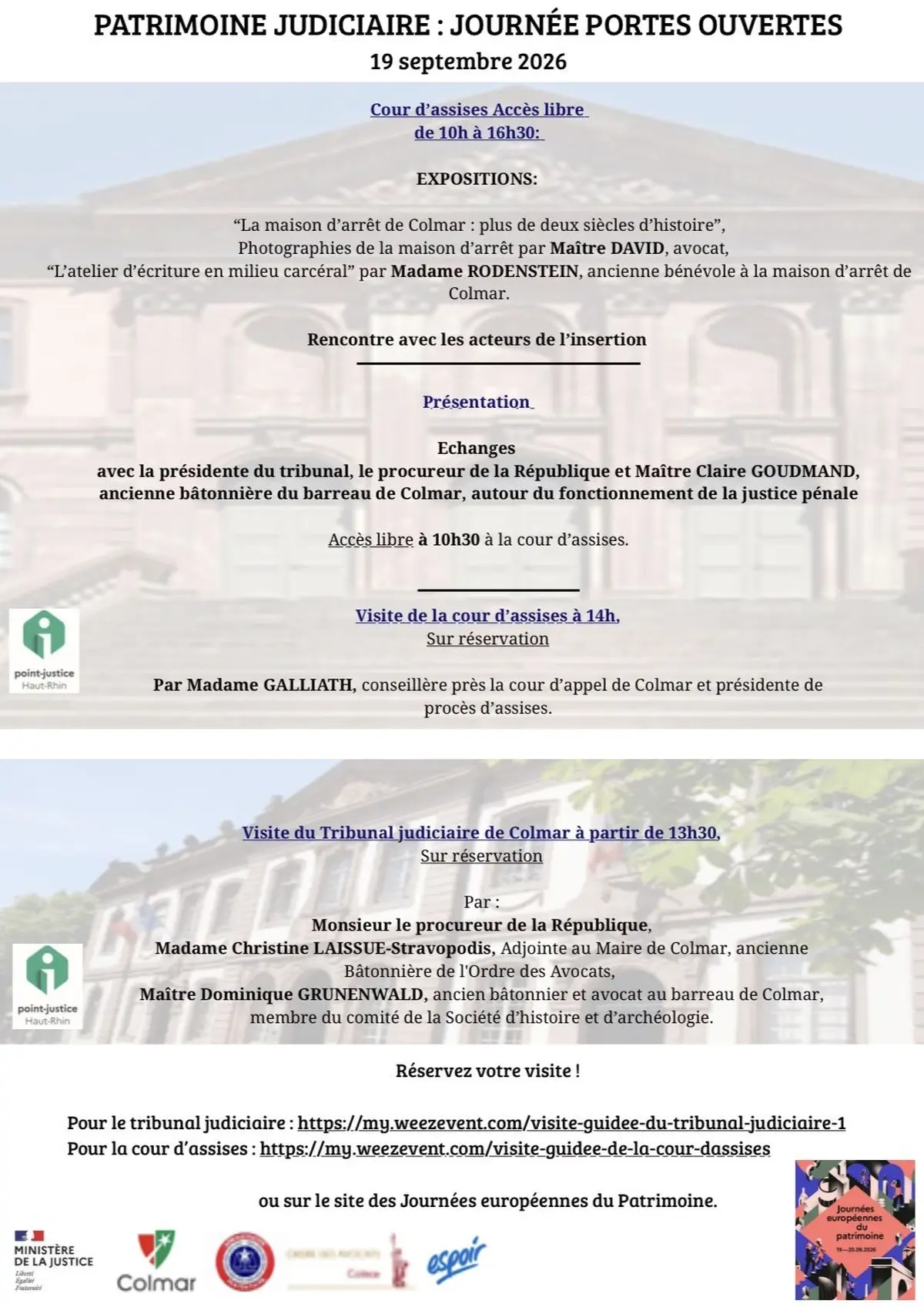 Journées européennes du patrimoine 