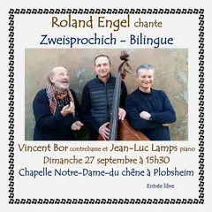 Concert de chansons bilingue alsacien - français avec Roland Engel