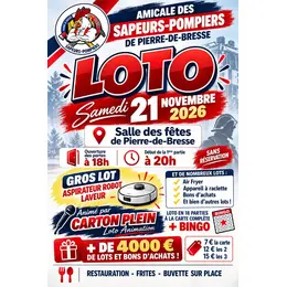 Loto des sapeur-pompiers de Pierre de Bresse.
