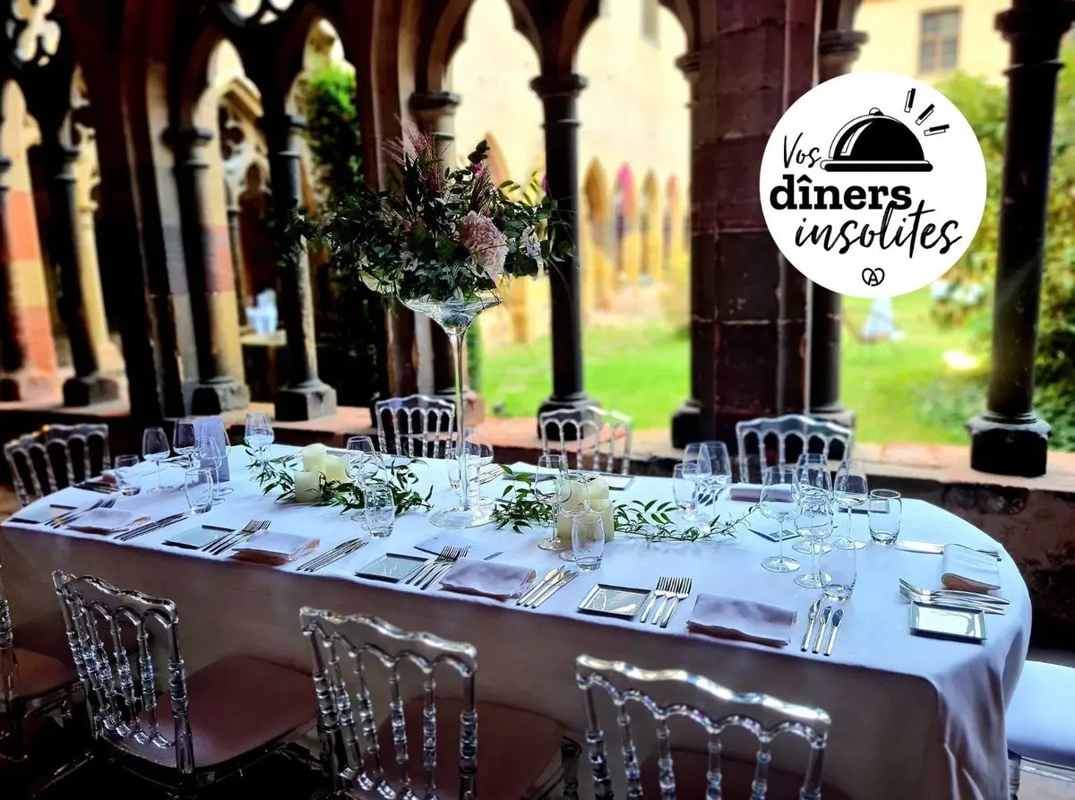 D&icirc;ner &eacute;toil&eacute; & visite insolite dans le clo&icirc;tre du Mus&eacute;e Unterlinden
