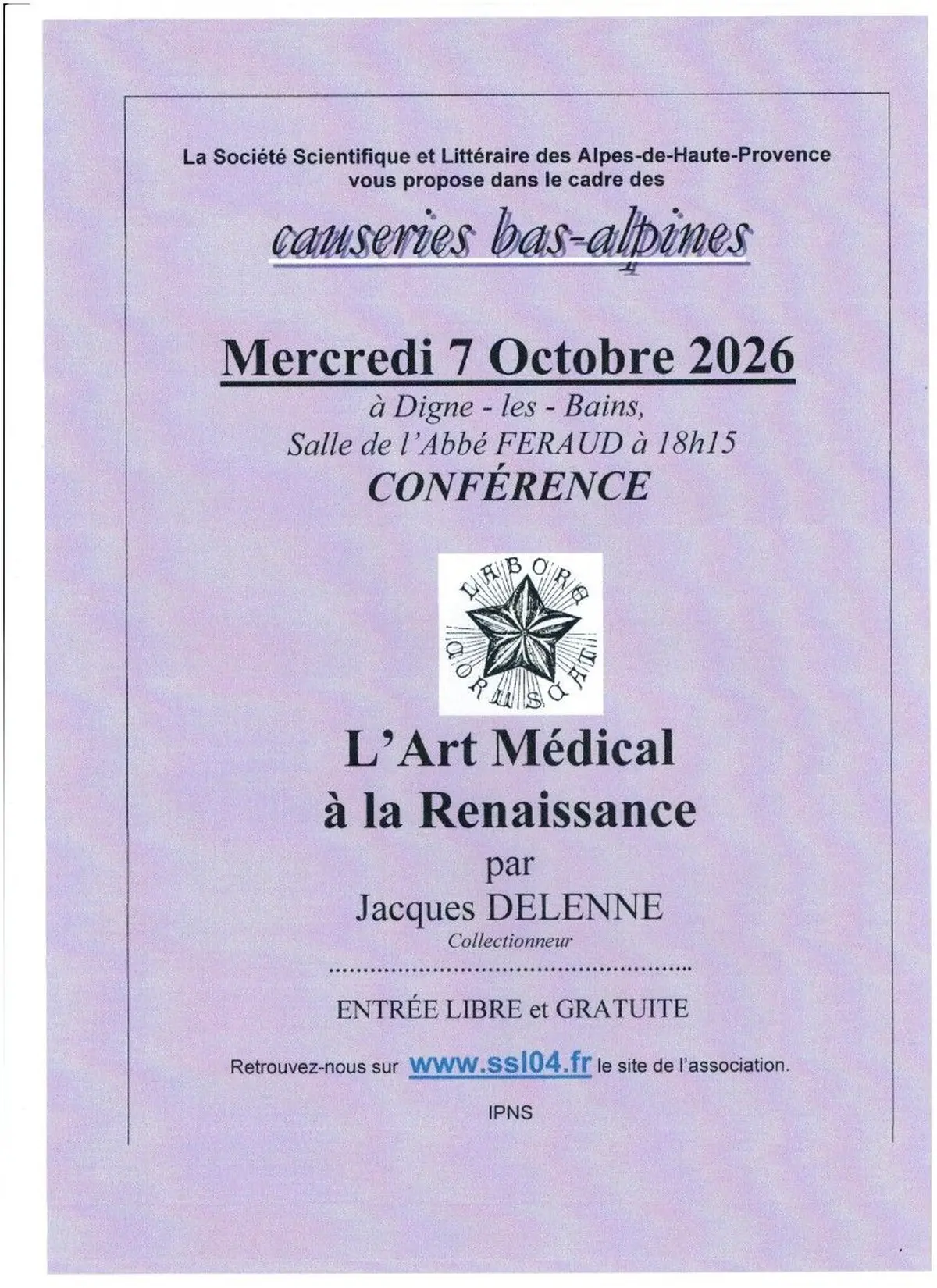 causeries bas-alpines