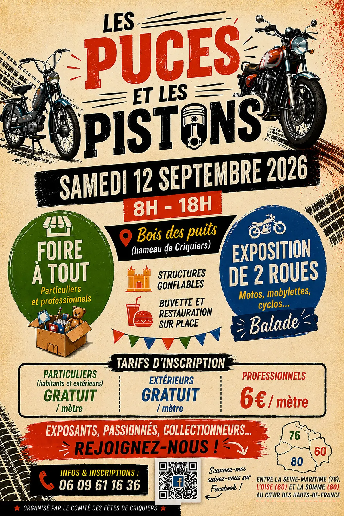 Les puces et les pistons - Foire à Tout & Expo 2 roues