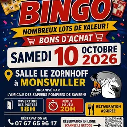 Loto Bingo des Pompiers de Saverne