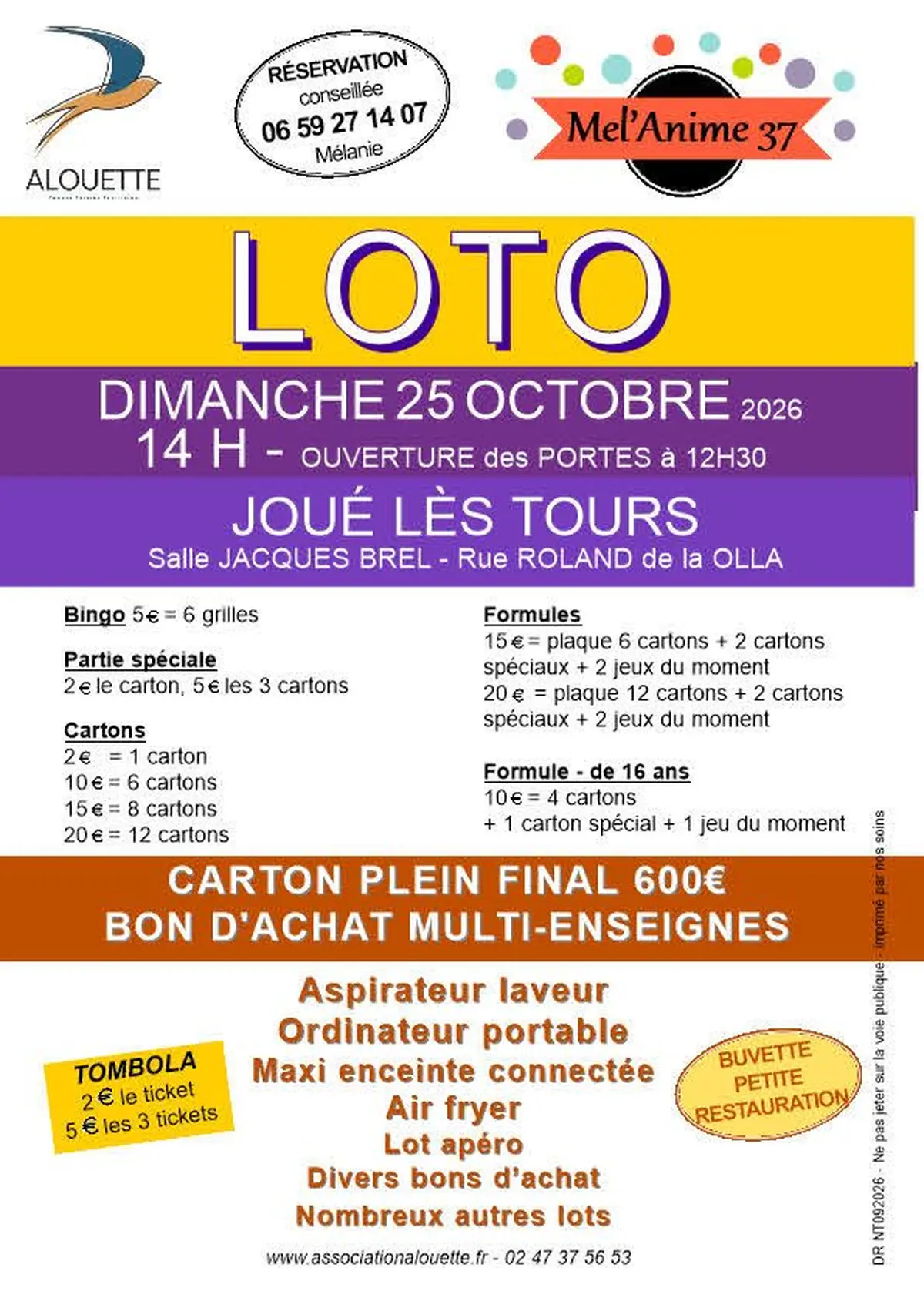 LOTO de l'Alouette