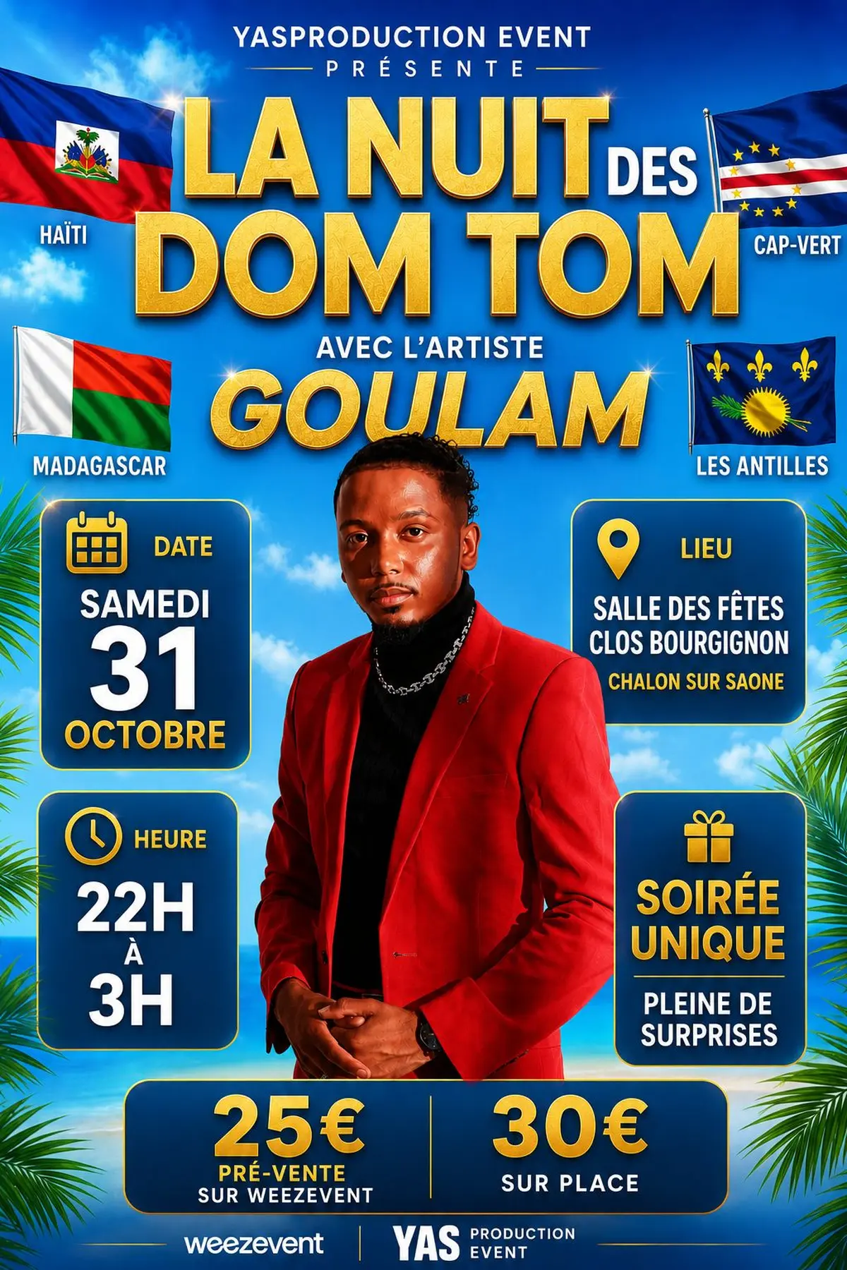 La nuit des Dom Tom