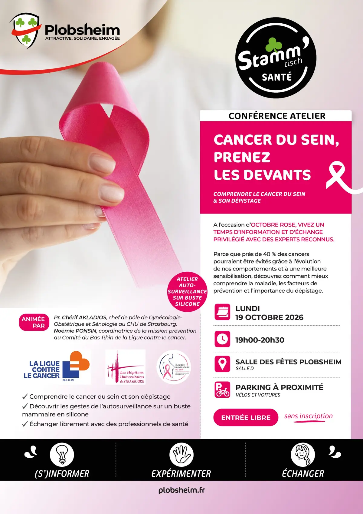 Cancer du sein, prenez les devants • Conférence Atelier