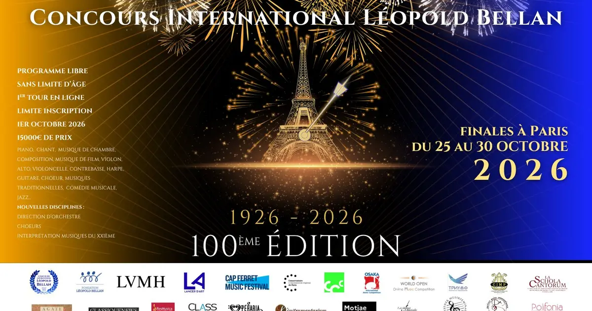 100ème édition - Concours International Léopold Bellan
