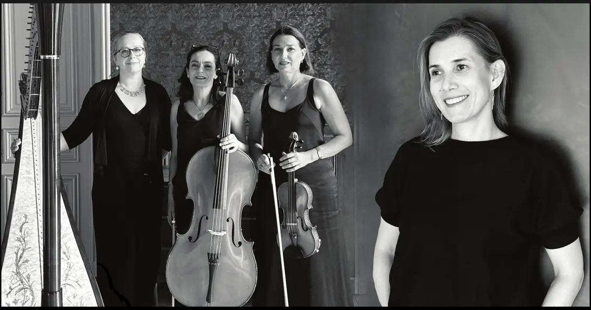 Concert musique classique sacrée - soprano, harpe, violon, violoncelle