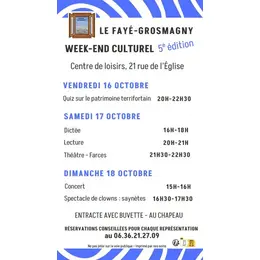 week-end culturel