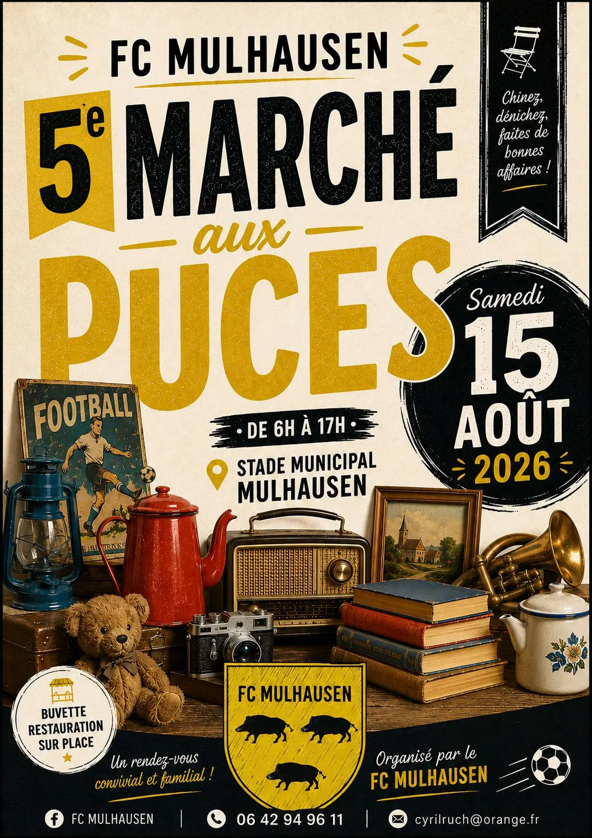 5ème Marché aux Puces de FC Mulhausen 
