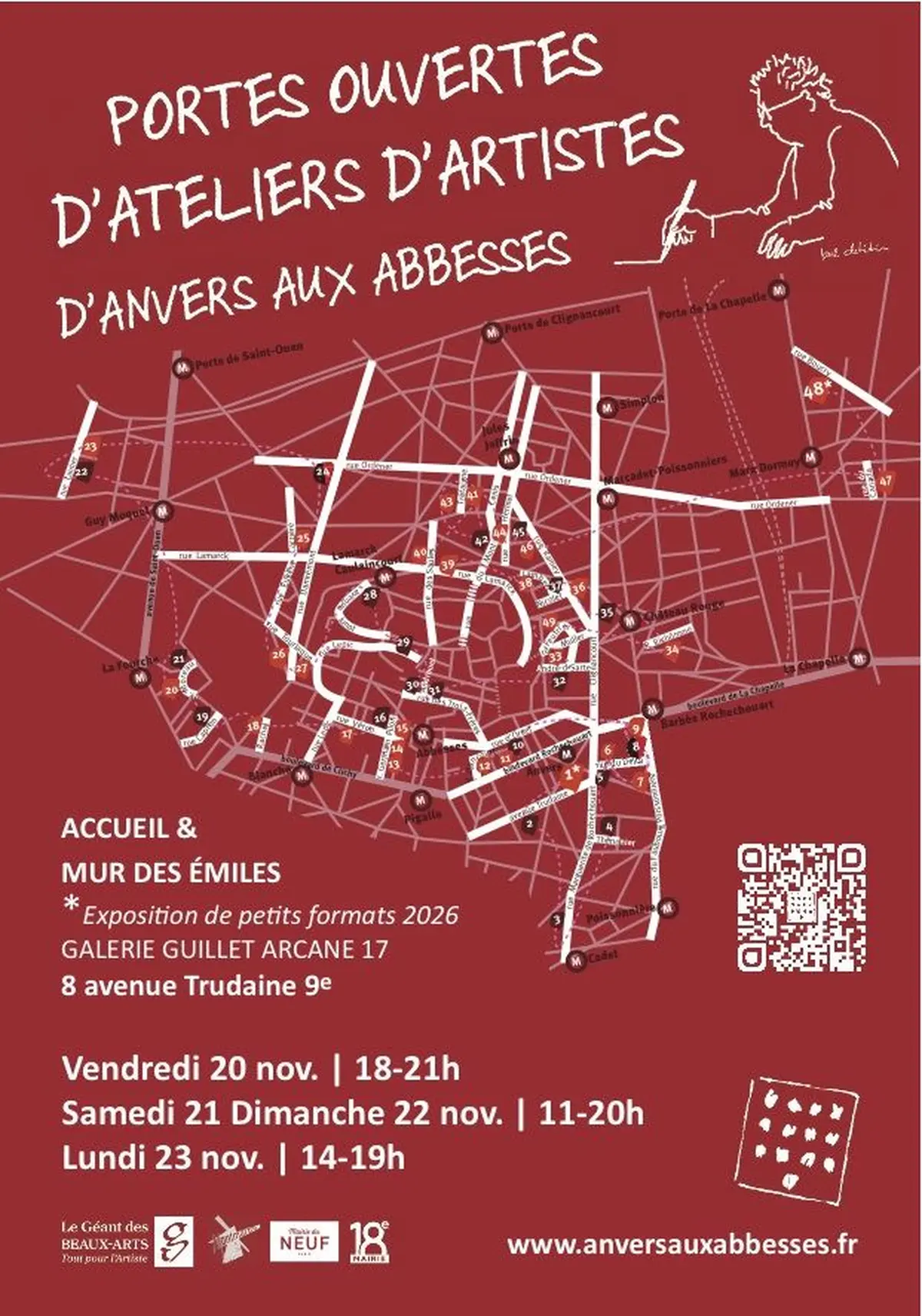 Plongée dans les ateliers des artistes d'Anvers aux Abbesses
