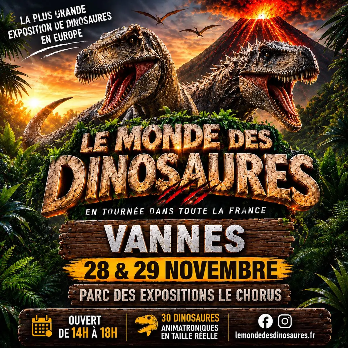 Le Monde des Dinosaures à Vannes