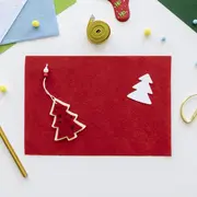 Fabrication d'une carte de voeux