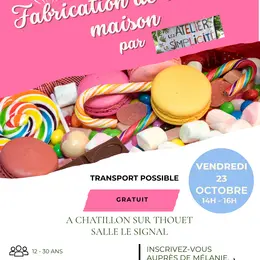 Fabrication de bonbons, sucettes et pâtes d'amandes