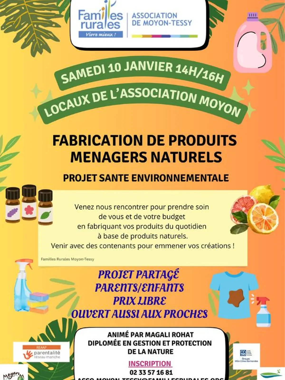 Fabrication de produits ménagers naturels
