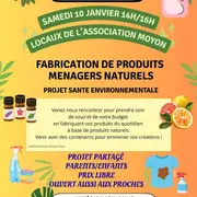 Fabrication de produits ménagers naturels