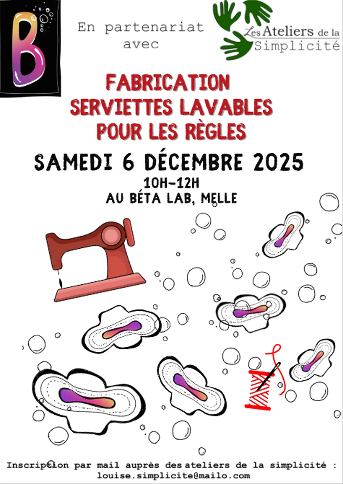 Fabrication de serviettes lavables