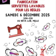 Fabrication de serviettes lavables