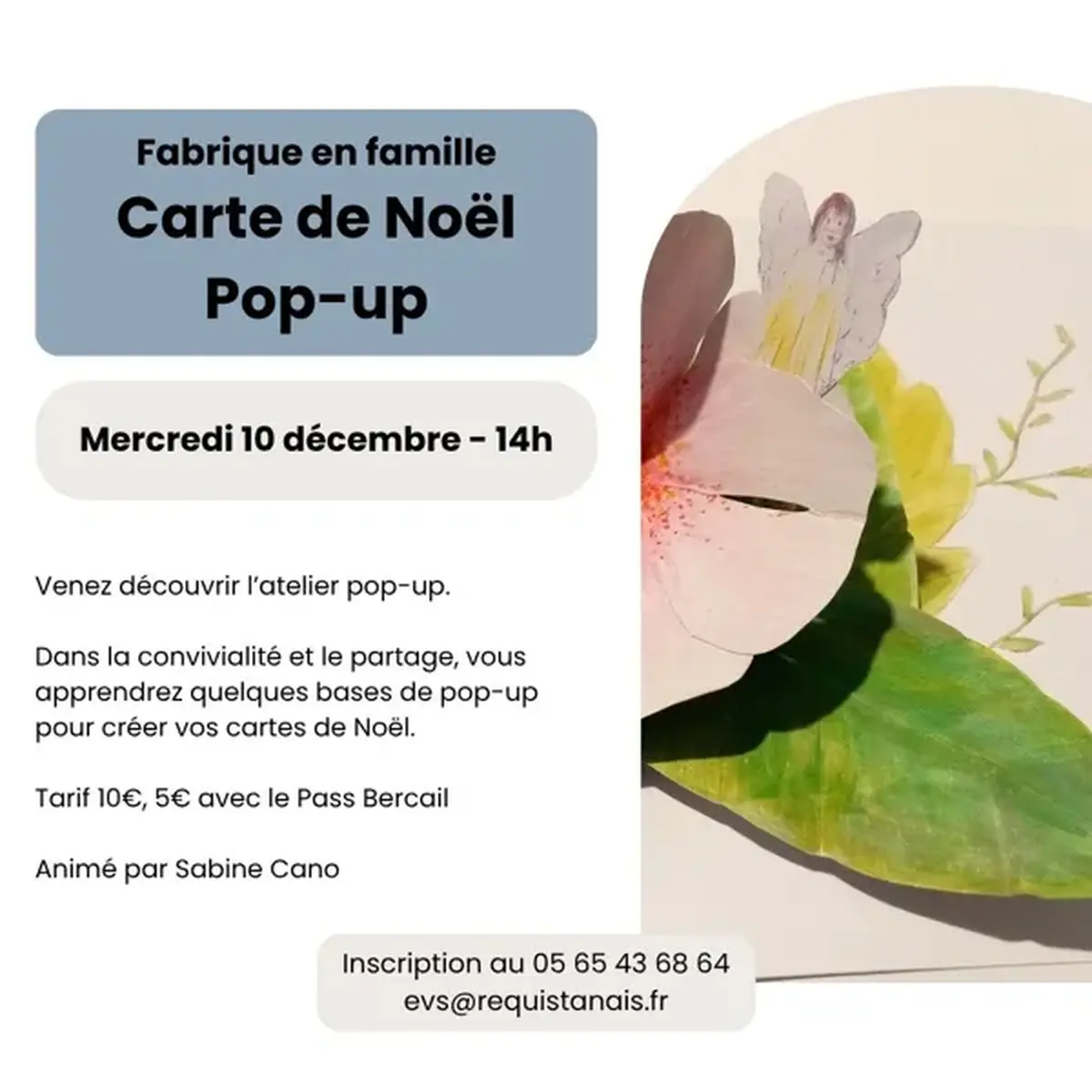 Fabrique en famille : Cartes de Nöel pop-up