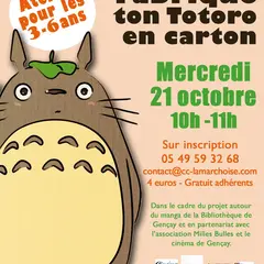 Fabrique ton Totoro en carton