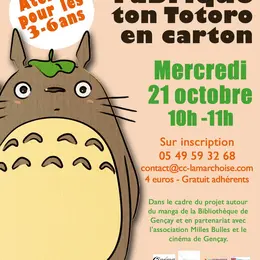 Fabrique ton Totoro en carton