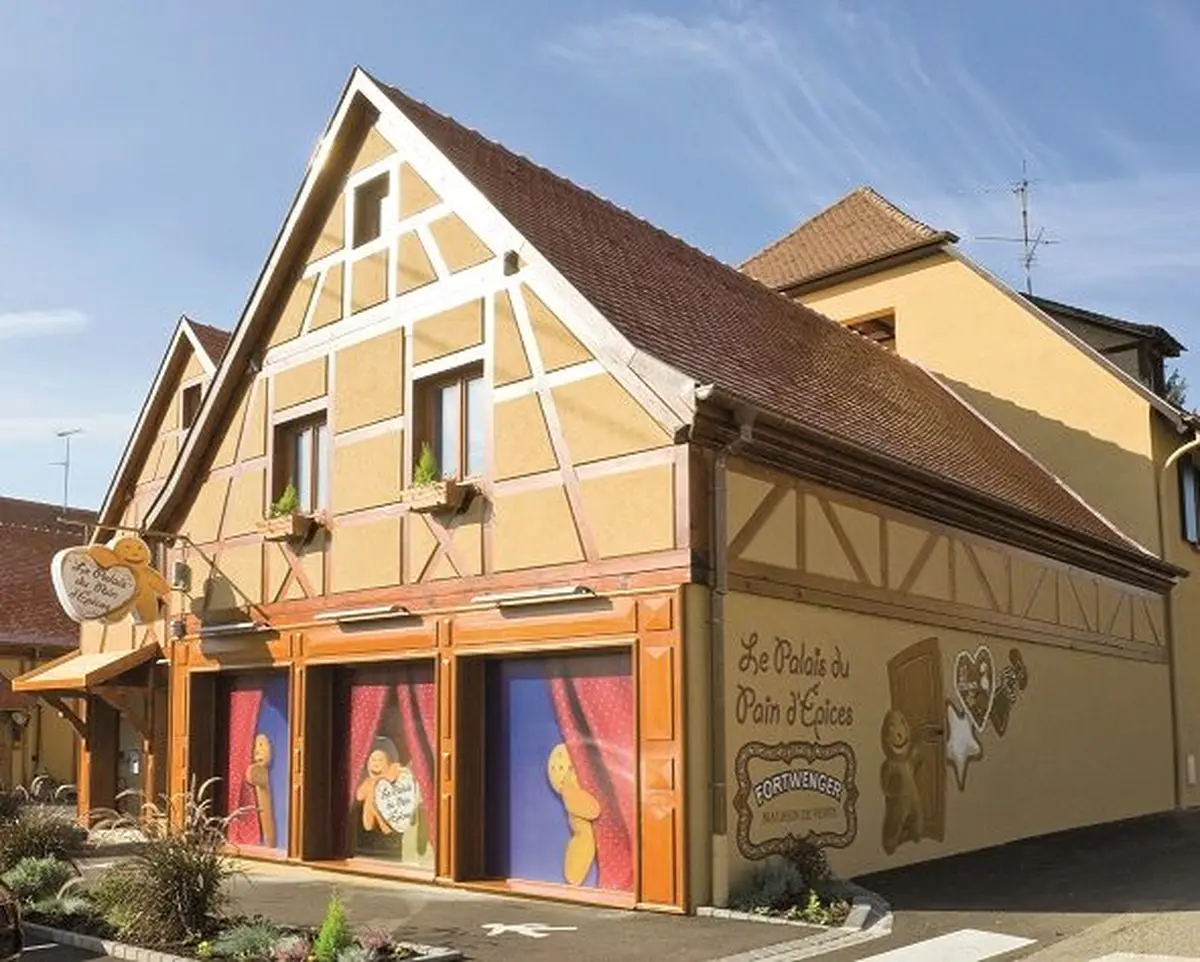 La façade du Palais du pain d'épices Fortwenger