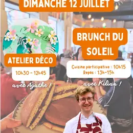 Brunch du soleil de juillet et atelier déco