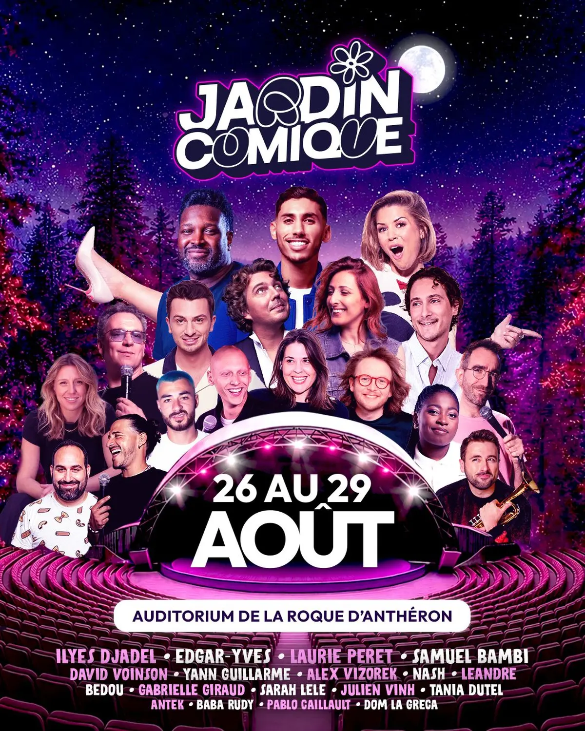 Festival Jardin Comique 2026 : 26 au 29 août
