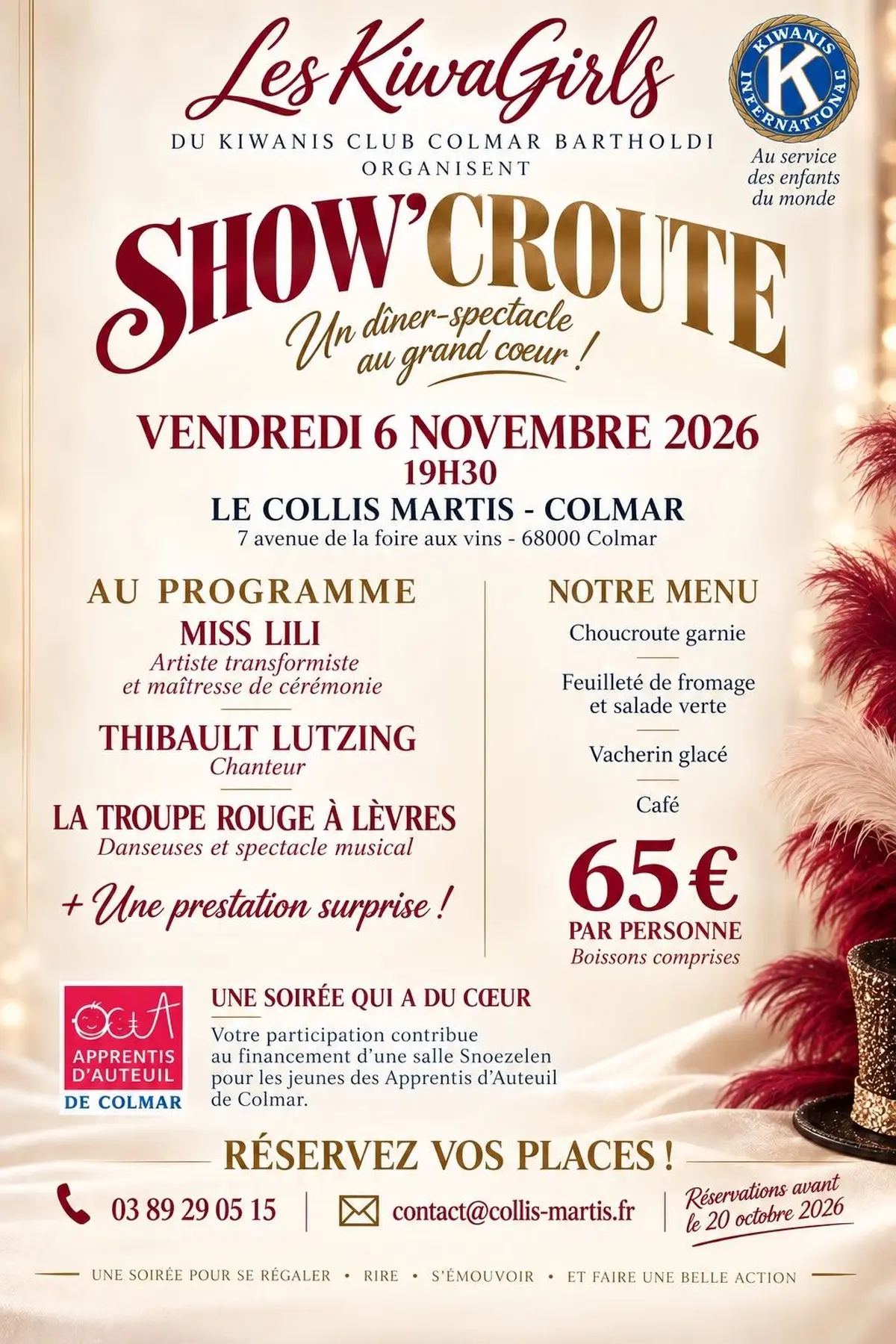 SHOW’CROUTE – Un dîner-spectacle au grand cœur