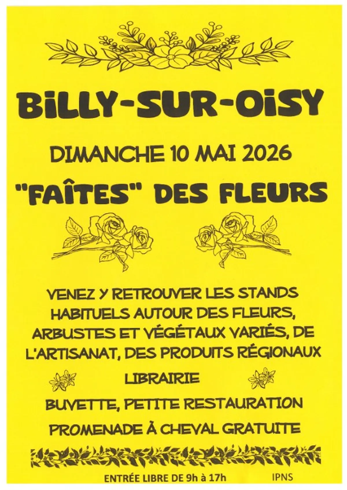 Faîtes des fleurs - Billy-sur-Oisy