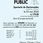 Faites Public - Spectacle de marionnettes + Restitution d'ateliers