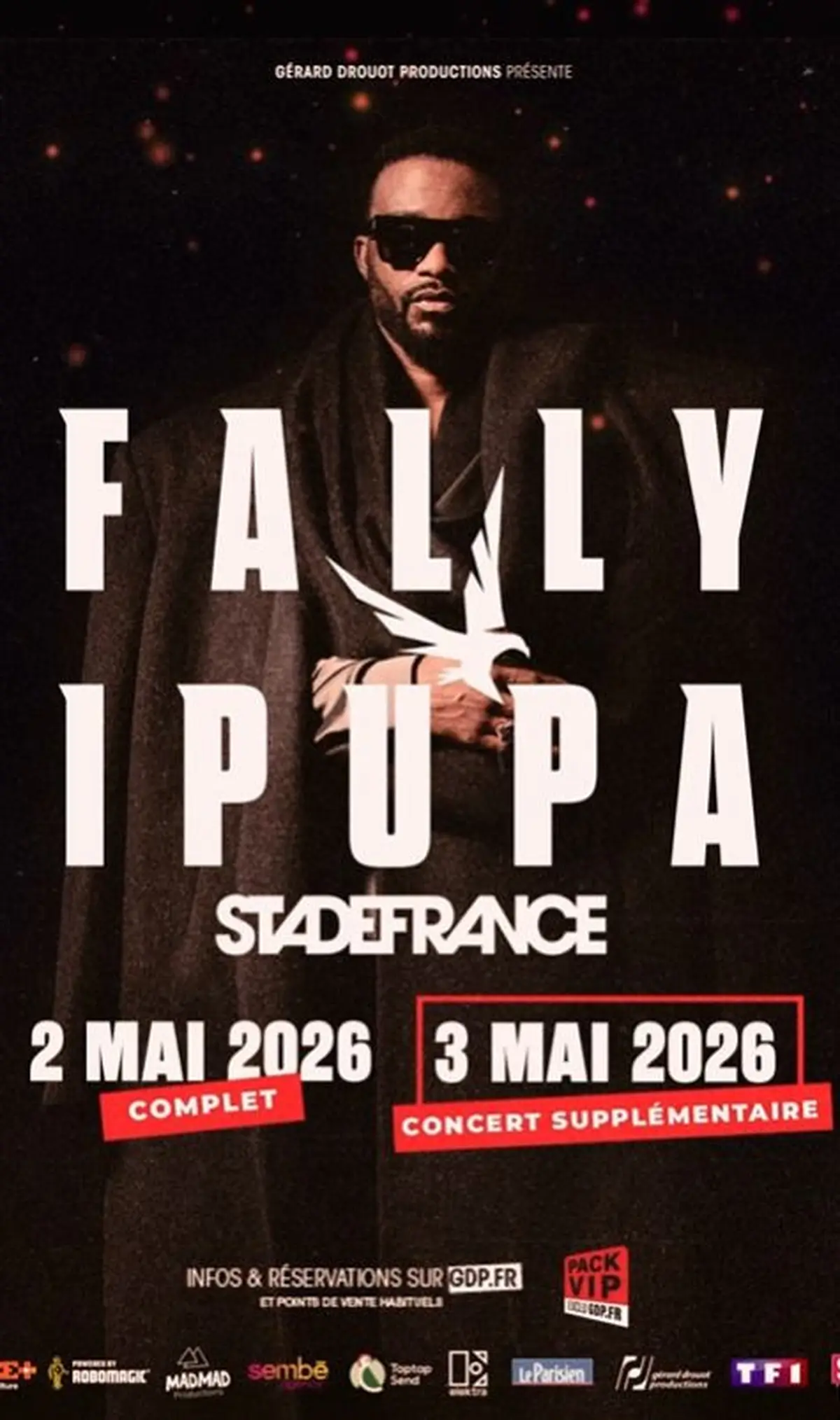Fally Ipupa : second Stade de France