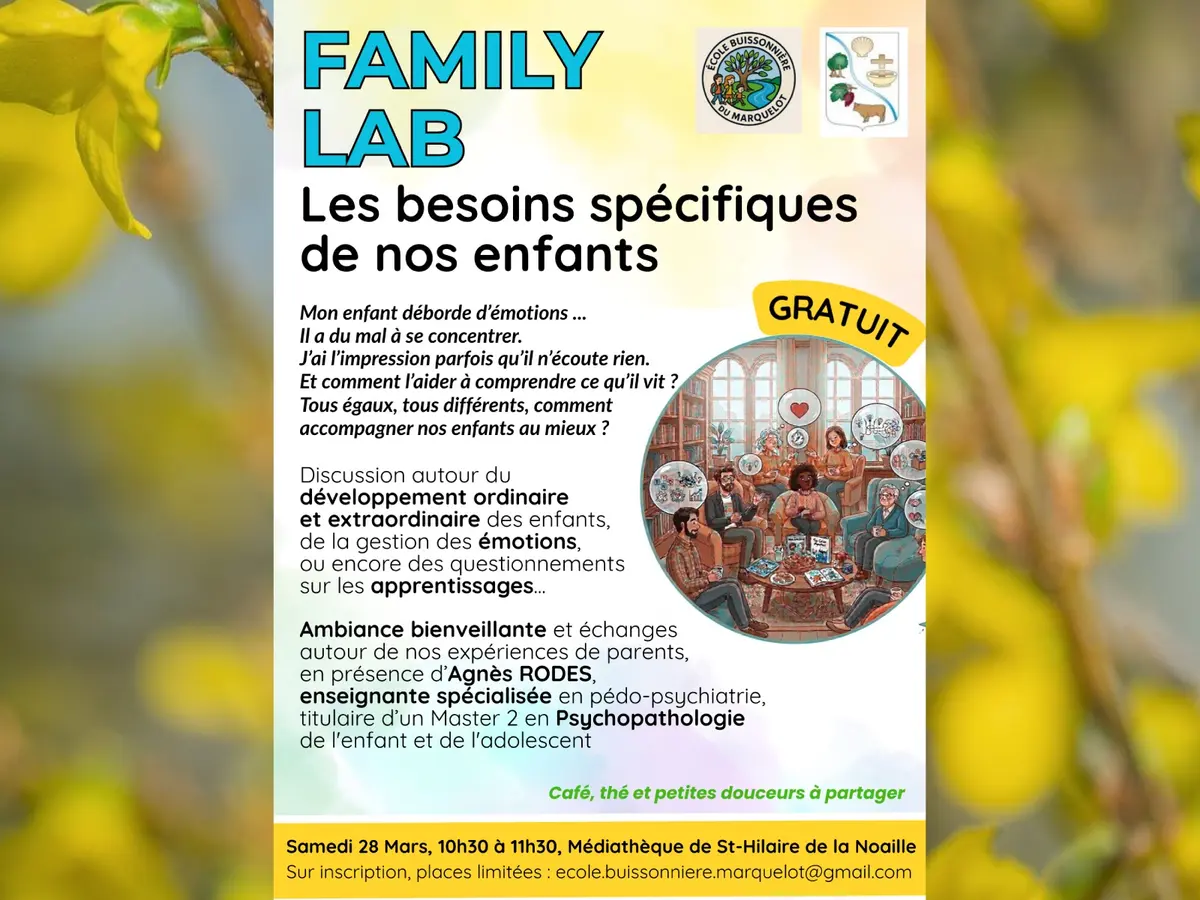 Family Lab : les besoins spécifiques de nos enfants