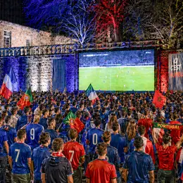 Fan zone - Ecran géant - Finale de la coupe du monde